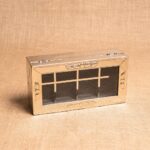 CAJA DE TÉ COMPLETA EN ALPACA DE 8 DIVISIONES