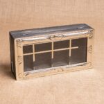 CAJA DE TÉ CON ALPACA DE 8 DIVISIONES