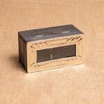 CAJA DE TÉ CON ALPACA DE 2 DIVISIONES