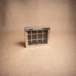 CAJA DE TÉ COMPLETA EN ALPACA DE 12 DIVISIONES