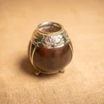 MATE DE CALABAZA FLEJE ANCHO CINCELADO - Imagen 3