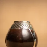 MATE DE CALABAZA FLEJE ANCHO CINCELADO - Imagen 5