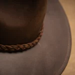 SOMBRERO AUSTRALIANO CUERO ENGRASADO - Imagen 3