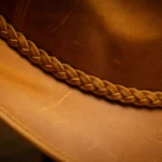 SOMBRERO AUSTRALIANO CUERO GRANEADO - Imagen 3