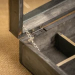 CAJA DE TÉ CON ALPACA DE 9 DIVISIONES - Imagen 3