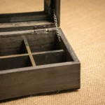CAJA DE TÉ CON ALPACA DE 8 DIVISIONES - Imagen 3