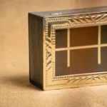 CAJA DE TÉ CON ALPACA DE 6 DIVISIONES - Imagen 3