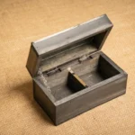 CAJA DE TÉ CON ALPACA DE 2 DIVISIONES - Imagen 2