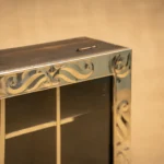 CAJA DE TÉ BASE DE MADERA Y TAPA DE ALPACA DE 9 DIVISIONES - Imagen 4