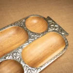 COPETINERA 6 DIVISIONES DE ALPACA COMPLETA - Imagen 5