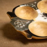 COPETINERA 6 DIVISIONES DE ALPACA Y ASTA - Imagen 3