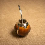 MATE APLIQUE RACIMO CON BOMBILLA