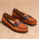 MOCASÍN COMBINADO DAMA DE CARPINCHO