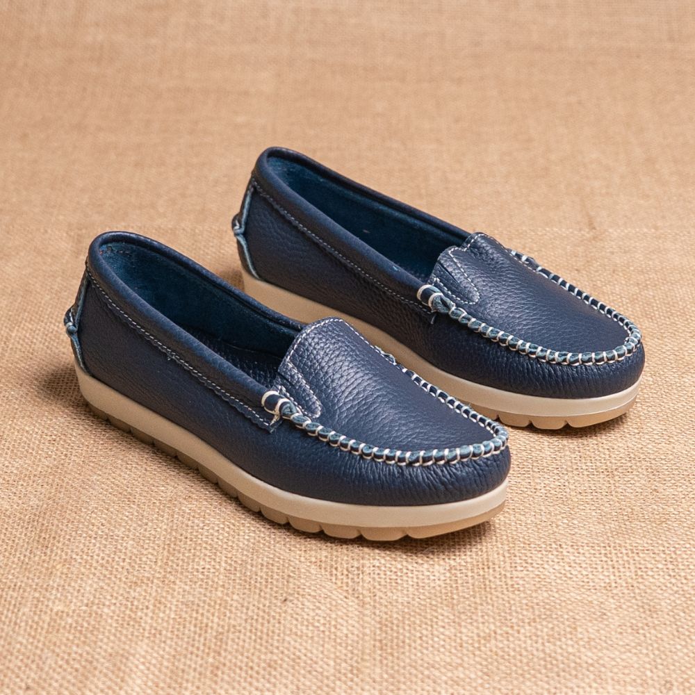 mocasin con pespunte MOCASÍN PESPUNTE - Imagen 1