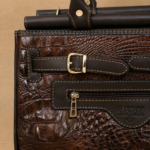 BOLSO HERMES CHICO EN CUERO CROCCO - Imagen 3