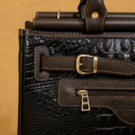 BOLSO HERMES CHICO EN CUERO CROCCO - Imagen 6