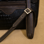 BOLSO HERMES CHICO EN CUERO CROCCO - Imagen 7