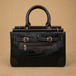 BOLSO HERMES CHICO EN CUERO CROCCO - Imagen 4
