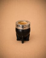 MATE IMPERIAL CON VIROLA CINCELADA DE ALPACA - Imagen 2