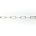 CADENA DE PLATA DIAMANTADA 60CM