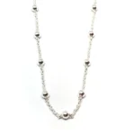 PULSERA CON ESFERAS DE PLATA 925