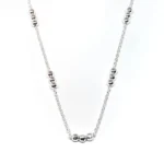 PULSERA CON ESFERAS DE PLATA 925