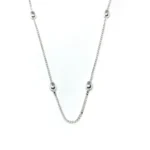 PULSERA CON ESFERAS DE PLATA 925