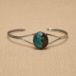 PULSERA SEMI ESCLAVA CON PIEDRAS NATURALES - Imagen 3