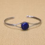 PULSERA SEMI ESCLAVA CON PIEDRAS NATURALES - Imagen 5