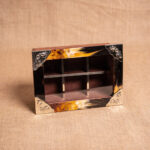 CAJA DE TÉ CON ALPACA Y ASTA DE 6 DIVISIONES