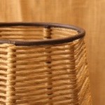 VELADOR DE HIERRO TEJIDO HORIZONTAL HILO KRAFT - Imagen 3