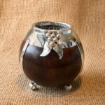 JUEGO DE MATE + YERBERA DOBLE CON HOJITA - Imagen 4
