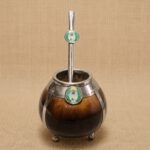 MATE DE CALABAZA CON APLIQUE ARGENTINO - Imagen 4