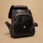MOCHILA CEIBO CUERO CROCCO - Imagen 3