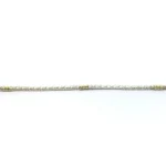 PULSERA PLATA Y ORO GRUESA