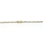 CADENA FINA PLATA Y ORO