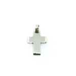 DIJE CRUZ CHATA PLATA 925