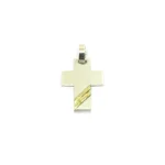 CRUZ PLATA 925 CON APLIQUE