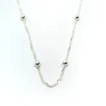 CADENA SINGAPUR DE PLATA 925