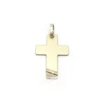 CRUZ DE PLATA 925 CON APLIQUE