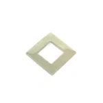 DIJE CUADRADO DE PLATA 925