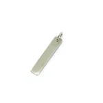 DIJE RECTANGULAR PLATA 925