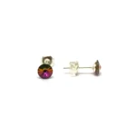 AROS PLATA 925 CON CRISTAL ROCA