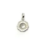 DIJE FLOR DE PLATA 925