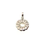 DIJE DE FLOR DE PLATA 925