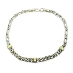 PULSERA COMBINADA PLATA Y ORO