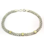 PULSERA PLATA 925 Y ORO