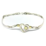 PULSERA CORAZÓN DE PLATA 925