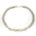 PULSERA TRAVESÍA DE PLATA 925 CON ESLABONES