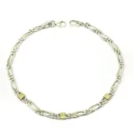 PULSERA VÍNCULO DE PLATA 925 CON ESLABONES